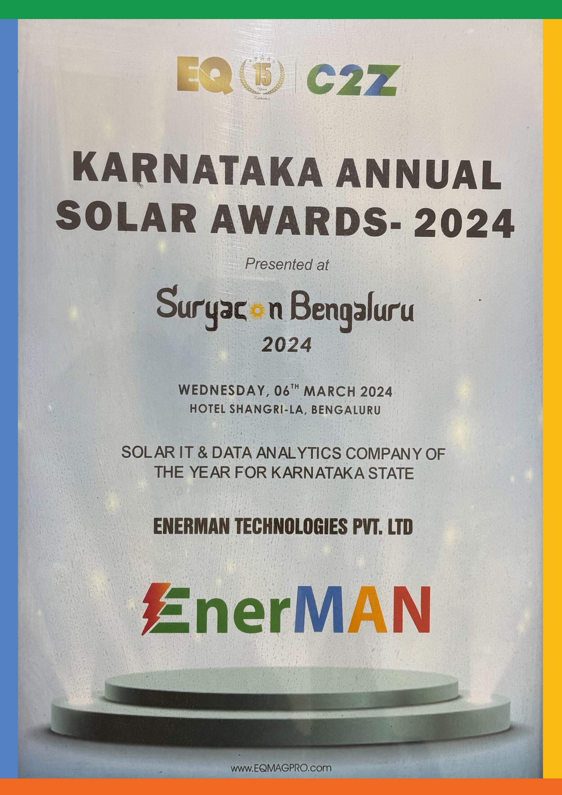 EQ Karnataka Annual Solar Awards 2024