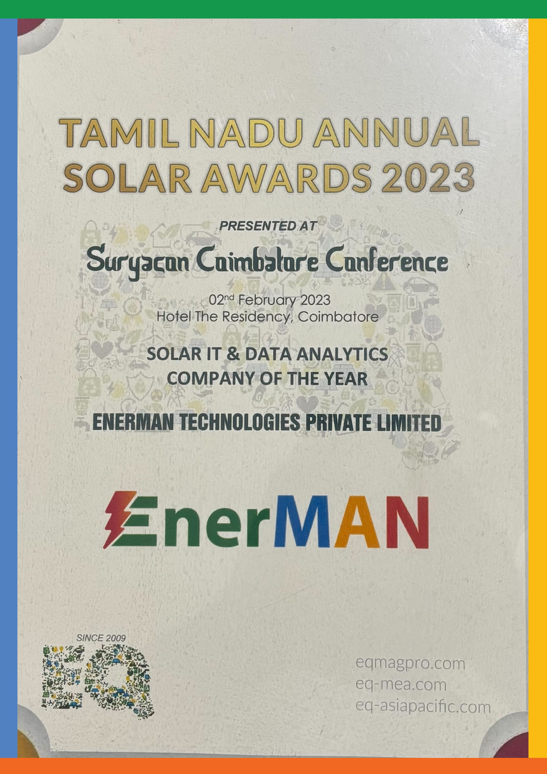 Tamilnadu Annual Solar Awards 2023