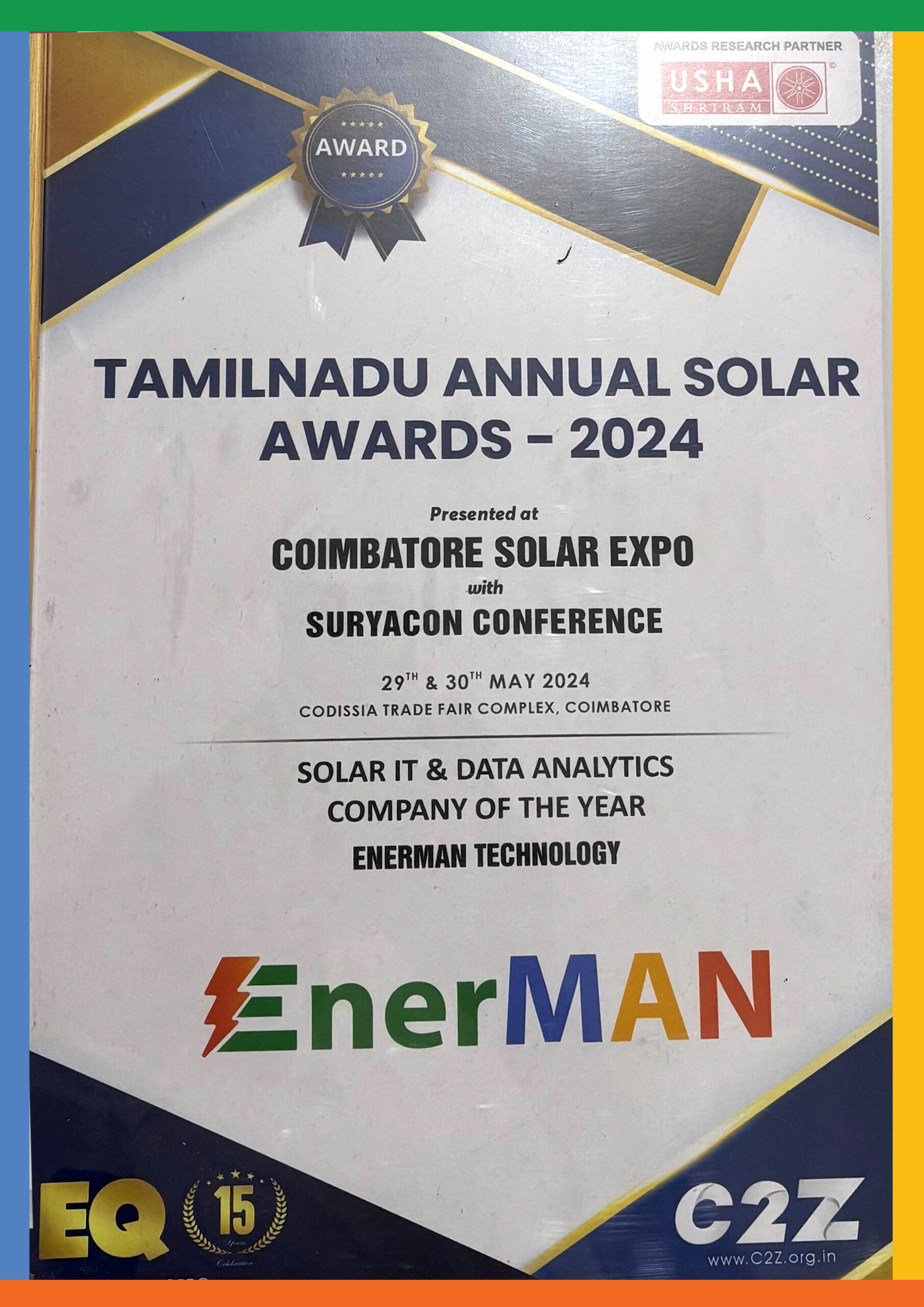 Tamilnadu Annual Solar Awards 2024